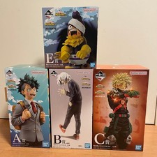 My Hero Academia Deku Bakugo Shigaraki Mineta MASTERLISE 4 Figure Set Japan picture