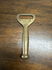 Vintage Schlitz Brewing Co Beer Bottle Opener Brass Bronze Muddler picture