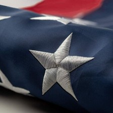 American Flag 3x5 Luxury Embroidered Star Double Sided Heavy Duty Nylon Outdoor picture
