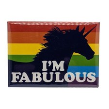I'm Fabulous Unicorn Magnet picture