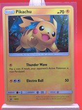 Pikachu SM76 Sun & Moon Holo Rare Black Star Promo Pokemon Card  picture