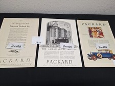 3 Vintage 1926 1929 PACKARD ADS Original Print Ad Car Ads picture
