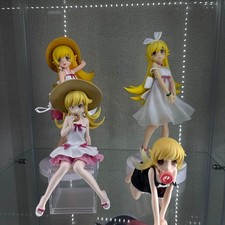 Shinobu Oshino Prize Figure Set of 4 Collectible Anime Figures Authentic Japan picture