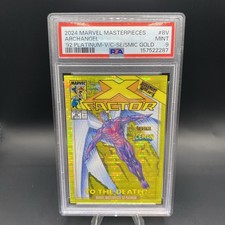 1992 Upper Deck Marvel Masterpiece Seismic Gold ARCHANGEL PSA 9-Mint picture