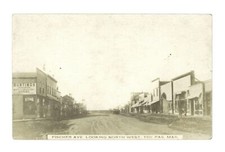 Fischer Ave looking north west The Pas Man - Street with store fro- Old Photo picture