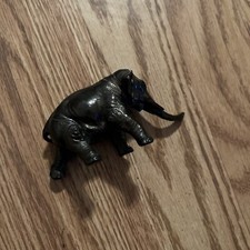 Antique Cast Iron Elephant Decorative Art Figurine picture