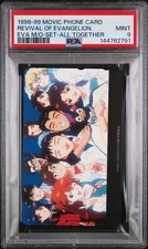 1998-99 MOVIC PHONE CARD REVIVAL OF EVANGELION PSA 9 picture