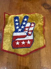 Vintage 1960s 1970s Vietnam ANTI-WAR PEACE Embroidered Patch EASY RIDER Hippie picture