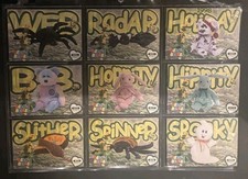 9 Vintage 1999 Ty Beanie Babies Series 4 Artist's Proof Trading Cards picture
