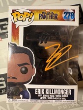 Erik Killmonger signed Funko Pop Michael B Jordan Autograph Black Panther - ACOA picture