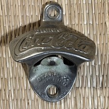 Vintage COCA-COLA Starr X Wall Mount Bottle Opener Brown Co PAT 2333088 #70 picture