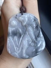 純天然翡翠A貨 老坑冰烏雞上山虎 細膩水頭足 Genuine Grade A Burma Jade Jadeite picture