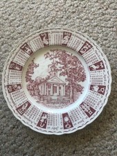 12 VTG ROYAL STAFFORDSHIRE-God Bless This House  ZODIAC SIGN CALENDAR PLATE 9