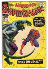 Amazing Spider-Man 45 1967 Marvel Comics VG 4.0 3rd App Lizard Gwen Stacy picture