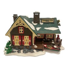 Dept. 56 Original Snow Village Vintage Fisherman's Nook Resort Ceramic Building picture