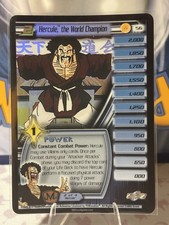 SCORE 2002 Dragon Ball Z DBZ CCG Foil Holo Hercule, the World Champion #56  picture
