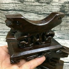1PC Rosewood ammonite Sliced fossil Base pedestal holding picture