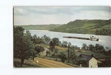 Postcard Scene on the Ohio River Ripley Ohio USA picture
