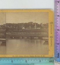 Senter House Center Harbor NH New Hampshire N.W. Pease Stereoview picture