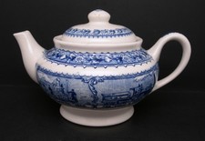 Baltimore & Ohio Railroad - 1927 Era - Rare Version - Railroad China Teapot picture