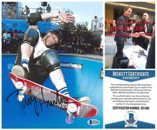 Tony Hawk legendary skateboarder signed 8x10 Photo proof Beckett COA,autographed picture