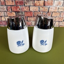 lot of 2 Vintage 1950s Dispensers Inc. Blue Morning Glory Sugar Cream S-930 picture