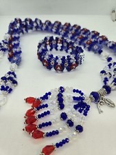 Set de collar e idde YEMAYA OKUTE Deluxe Tejido picture