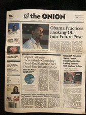 the Onion Satirical Newspaper Volume 44 Issue 22 Pre-owned picture