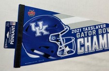 2021 University of Kentucky Gator Bowl Champs Football Pennant picture