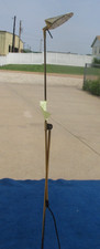 Fase Madrid Postmodern Articulating Floor Task Lamp GOLD Finish Vintage 1980's picture