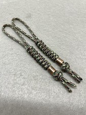 2mm Paracord Knife Lanyard 2pk, Camo Snake Knot With Copper Tube Bead picture