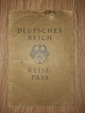 Expired 1926 German Reich / Deutsches Reich Invalid Travel Document picture