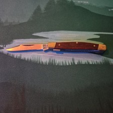 Vintage Kabar Ka-bar 1058 Two Blade Folding Pocket Knife Made In USA picture