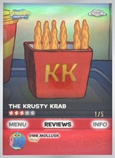 2025 Topps Chrome SpongeBob SquarePants Kelp Fries Reviews Red 1/5 #BB-10 picture