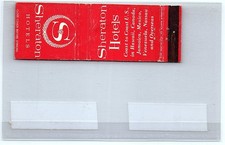 Vintage Sheraton Hotels matchbook, global locations picture