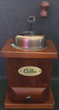 Unbranded Wood Manual Crank Coffee Grinder picture