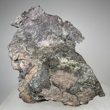 Fine Thick Silver Plate on Matrix: Keeley-Frontier Mine, Cobalt, Ontario, Canada picture