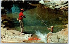 Postcard - Reel Pals - Fishing Scene picture