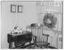 Baldwin Long Island NY Esther Wheeler Interior 1900s Rocking Chair Window picture