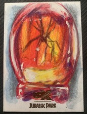2026 Cryptozoic CZX Jurassic Park  Amber Sketch 1/1 El Dosado picture
