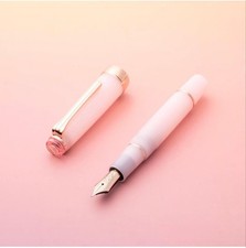 Sailor ProGear collaboration Hachimonjiya Kubo Sakura Bloom Pink Fountain Pen MF picture