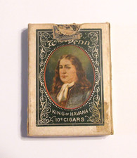 Antique Wm Penn Cigar Playing Cards J A Rigby King of Havana Full Deck Complete picture