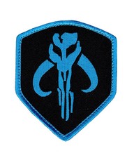 Mandalorian Bounty Hunter Boba Shield Hook Fastener Patch (MTB1) picture