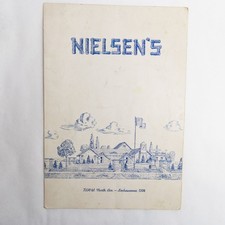 Vintage Nielsen's Restaurant Menu Elmwood Park IL 1940's picture