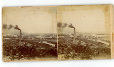 Spain, Barcelona, Panorama taken from Montjuïc, ca.1890, Stereo print of' picture