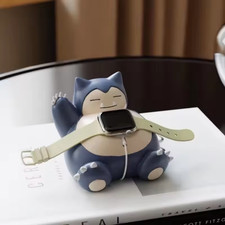 Pokémon Snorlax Apple Watch Stand Holder Charging Dock Accessory Decor Magnet picture