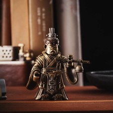 Chancellor of Qin Figurine, Hand cast copper Magnetic figure, EDC, Desk pet Gift picture