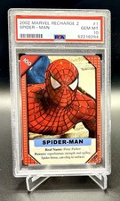 PSA 10 Spider-Man 2002 Marvel Recharge #1 SP *POP 2* picture