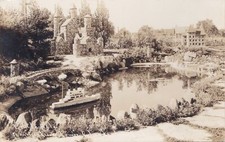RPPC Chesterton IN c.1938 Littleville World's Biggest Little Village ROADSIDE 1 picture