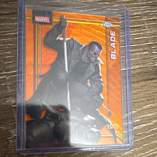Topps 2026 Marvel Topps Chrome #017 Blade 15/25 Orange Trading Card picture